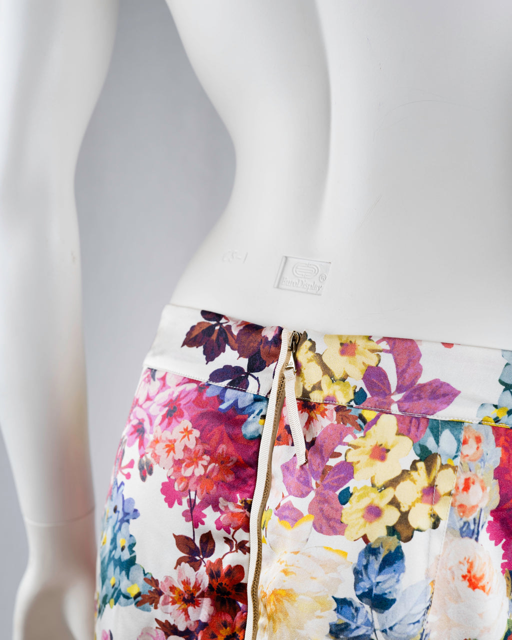 D&G Dolce & Gabbana Floral Silk Pencil Skirt