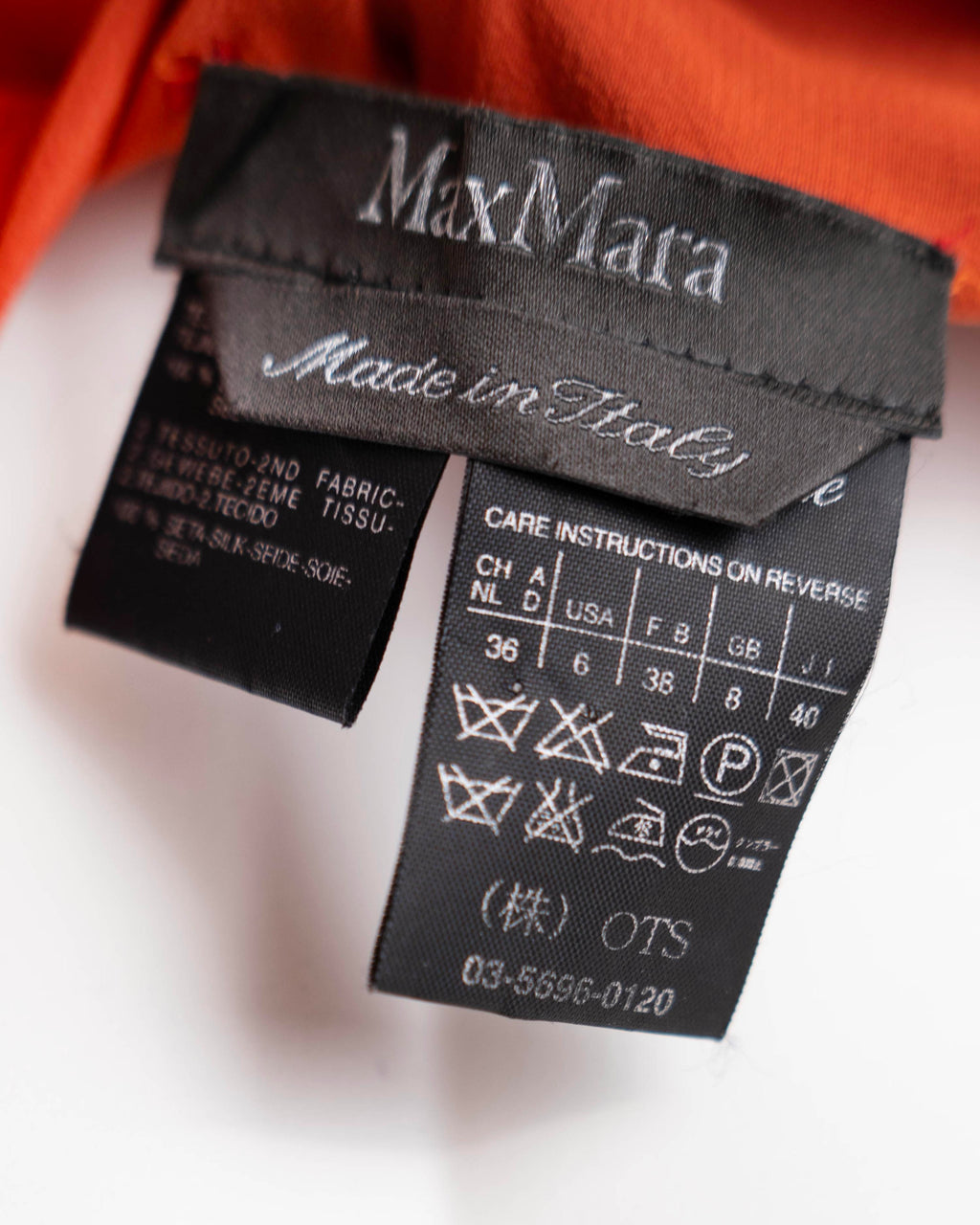 Max Mara Silk Open Back Handkerchief Hem Dress