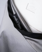 Dolce & Gabbana Silver Silk Pencil Skirt