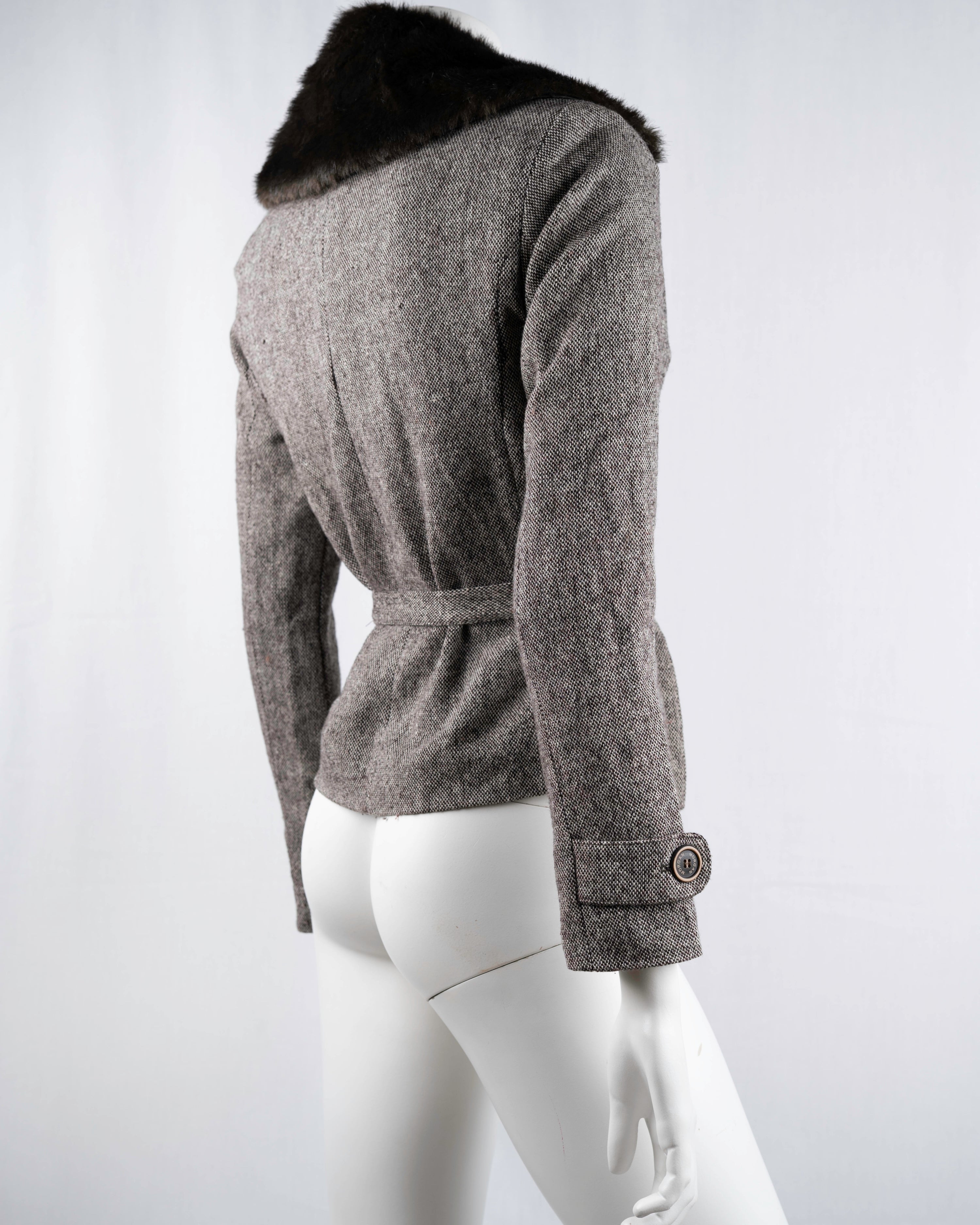Morgan de Toi Grey Wool Jacket