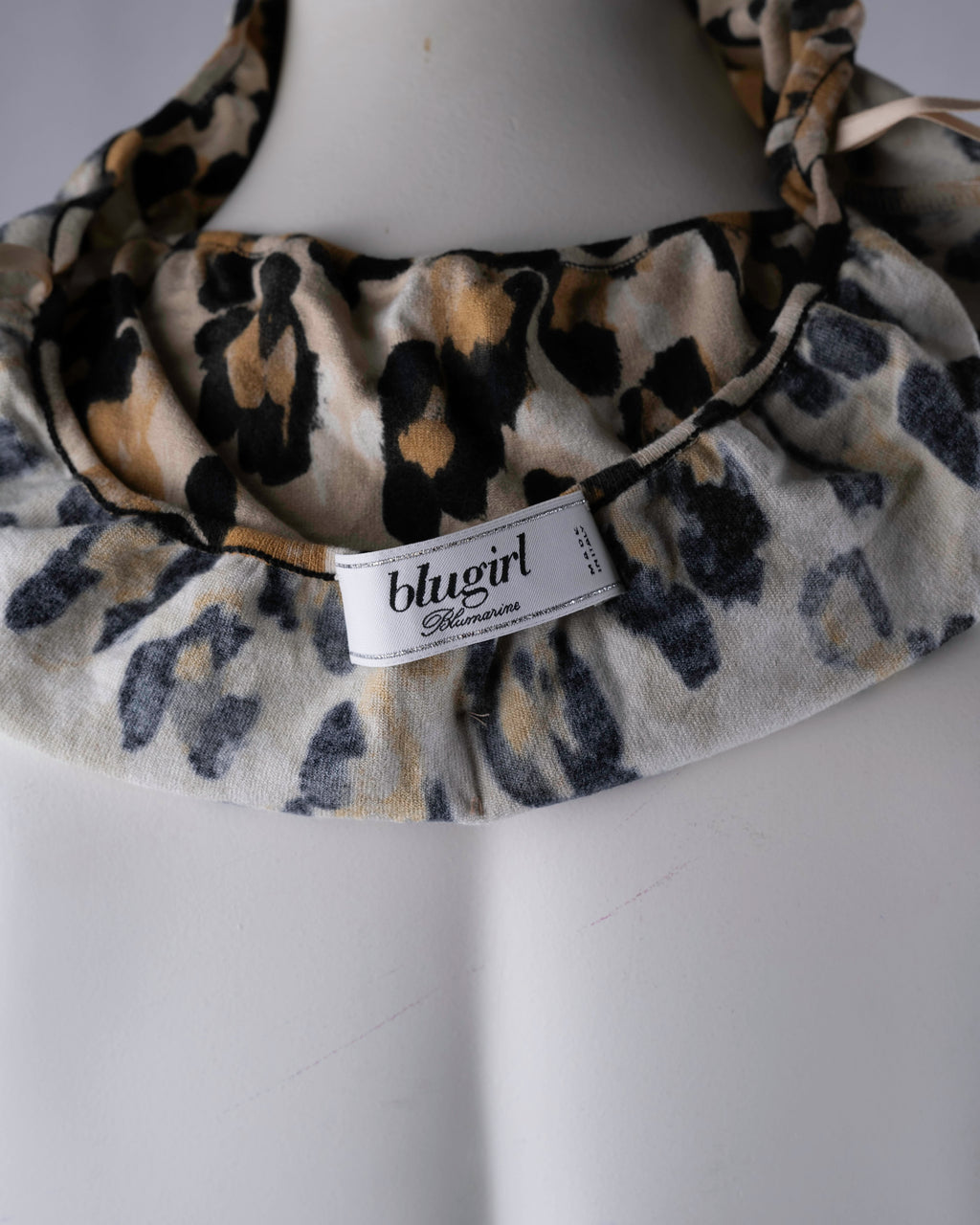 Blugirl Blumarine Leopard Print Bandeau Top