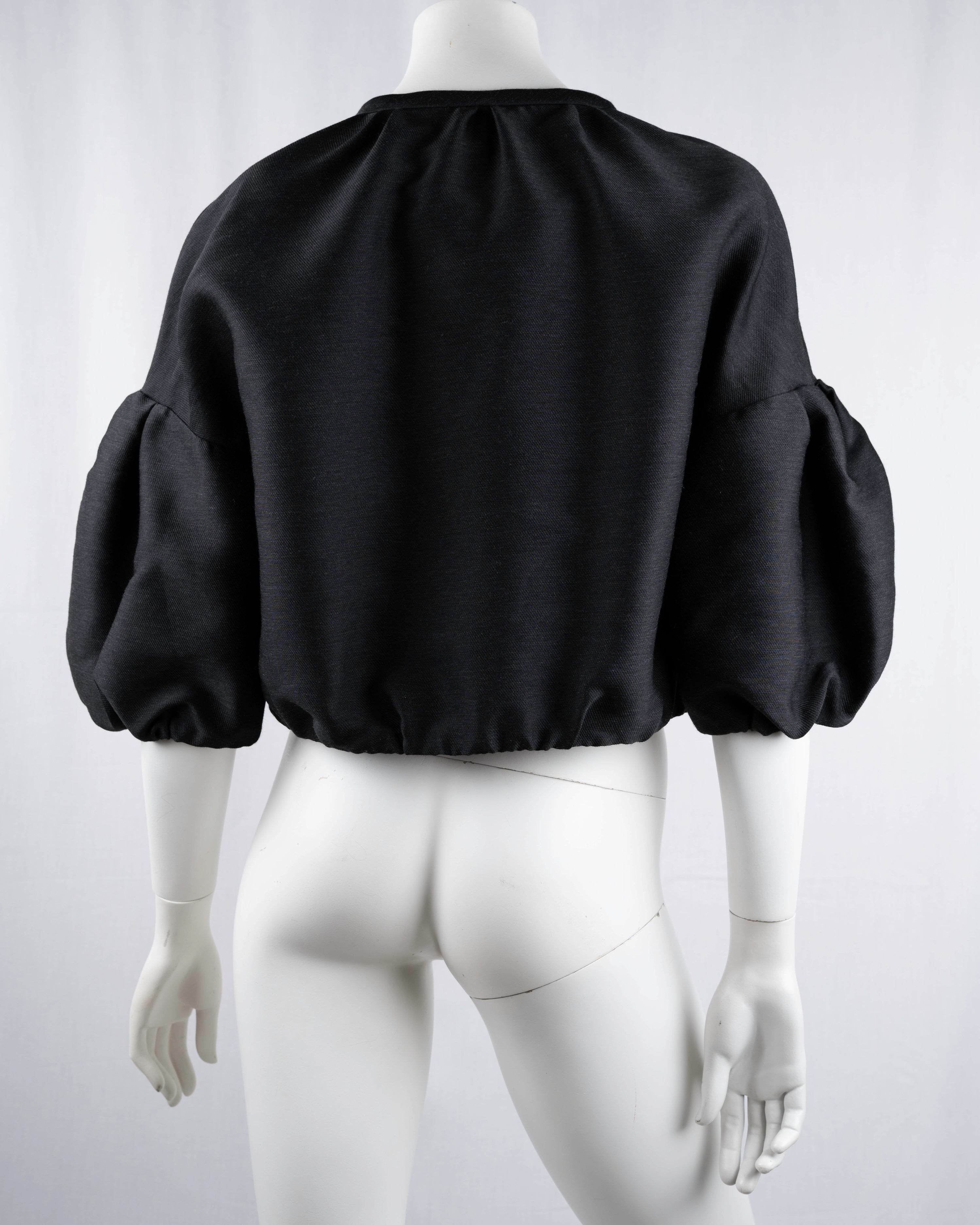 Paule Ka Paris Black Cropped Bolero Jacket