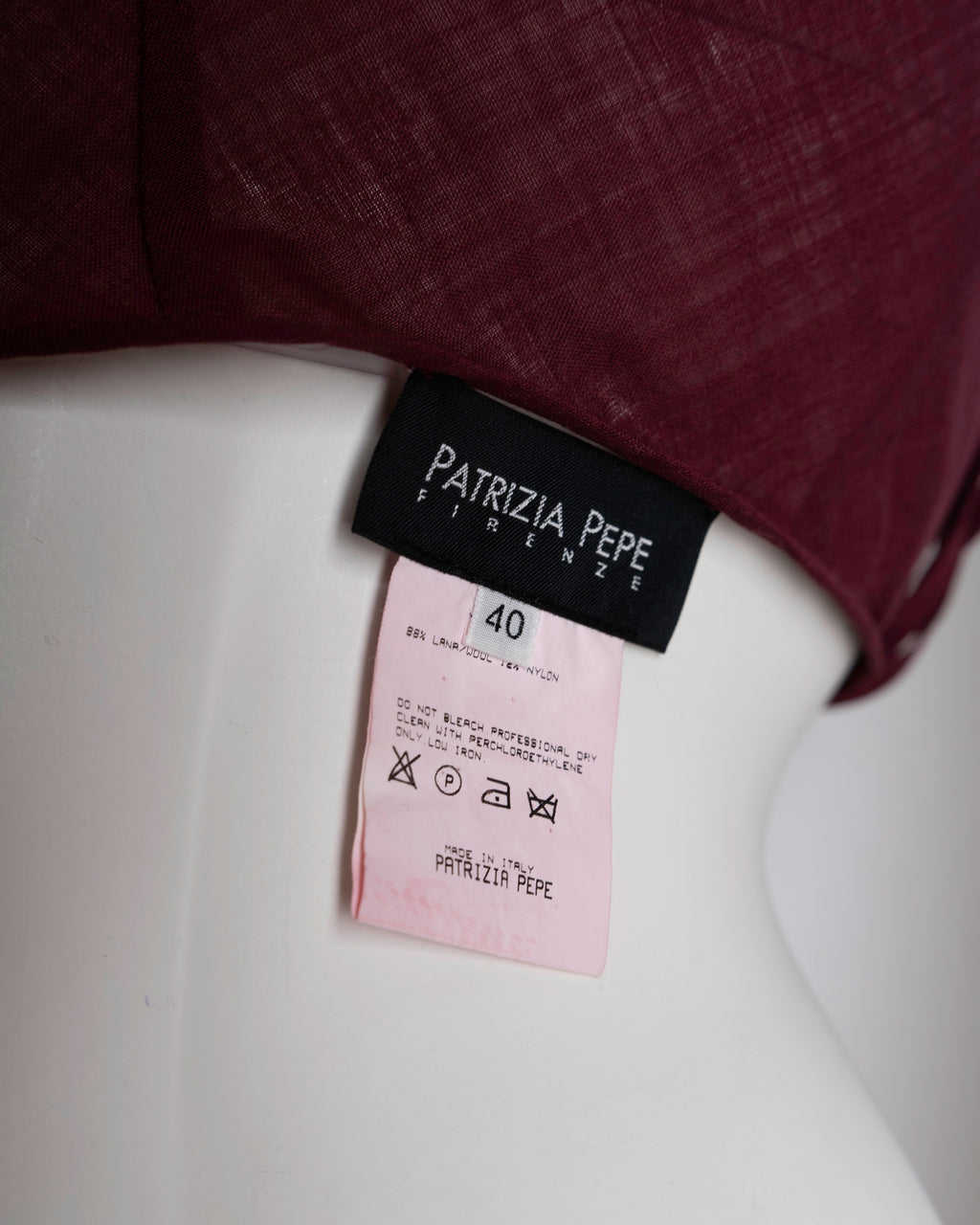 Patrizia Pepe Wool Asymmetric Skirt