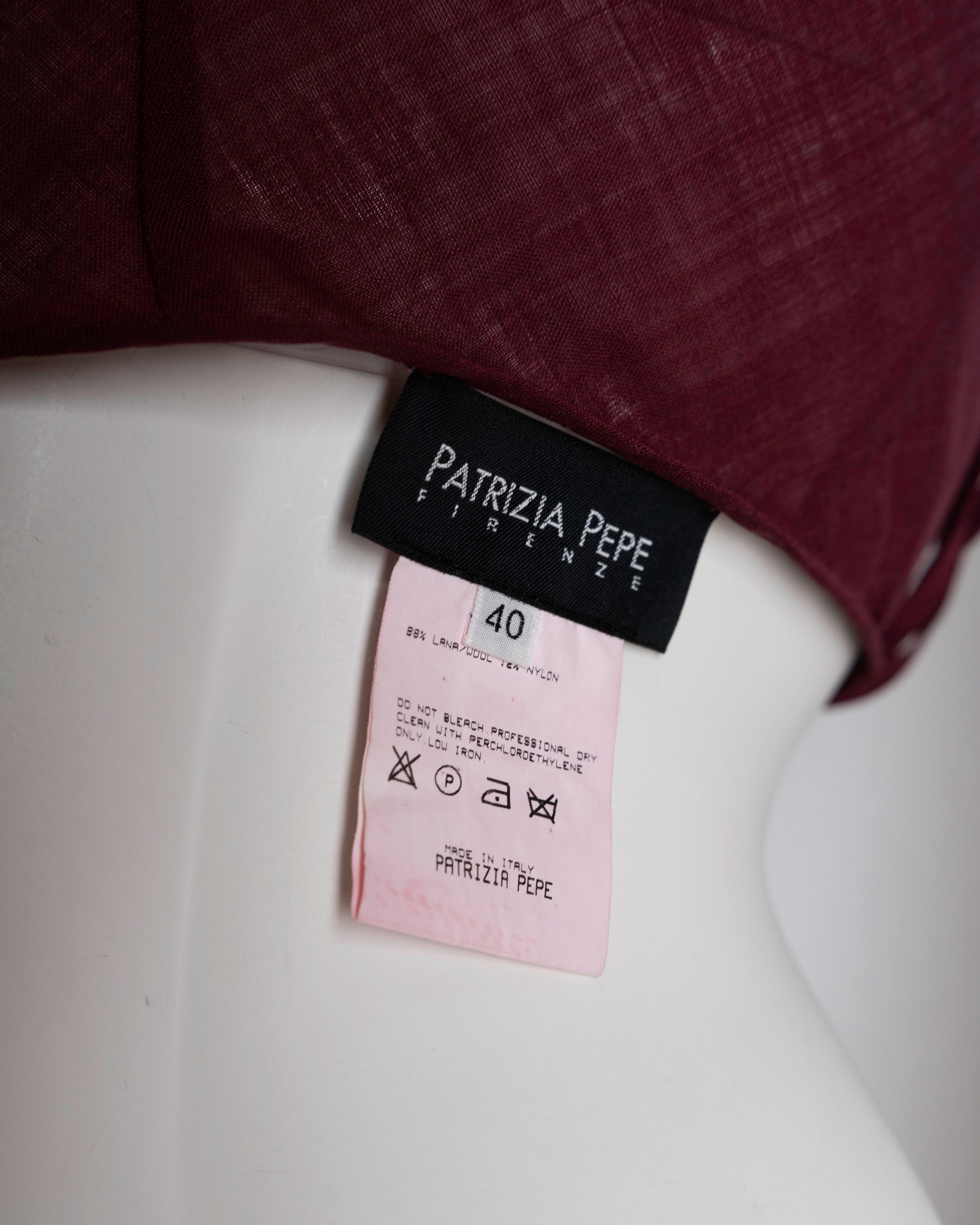 Patrizia Pepe Wool Asymmetric Skirt