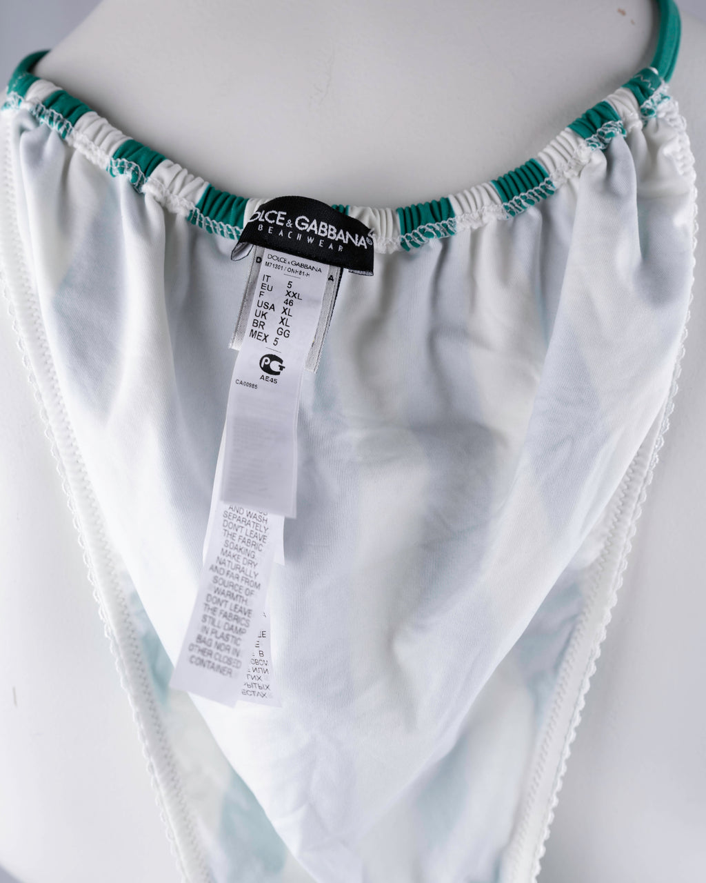 Dolce & Gabbana Beachwear Striped Bikini Set