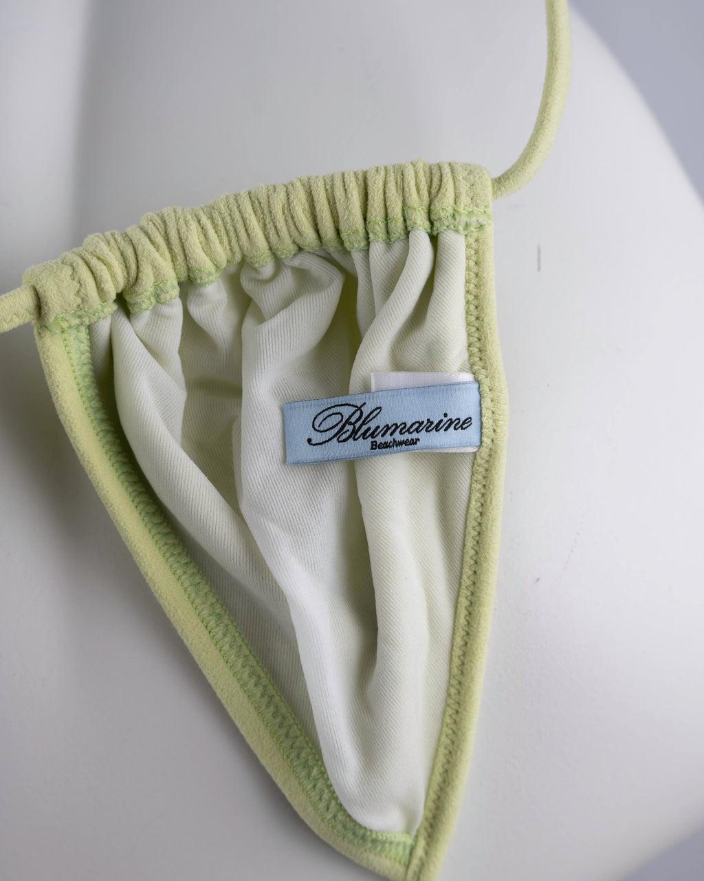 Blumarine Beachwear Lime Green Bikini Set