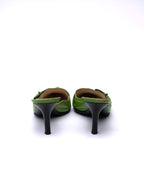 Gianni Versace Leather Mule Heels