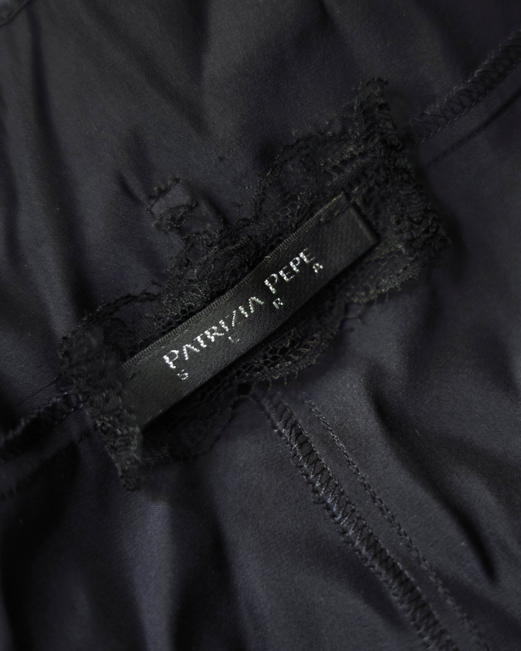 Patrizia Pepe Black Silk Jumpsuit