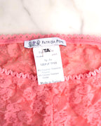 Patrizia Pepe Pink Lace Capri Leggings