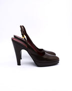 Prada Platform Slingback Pumps