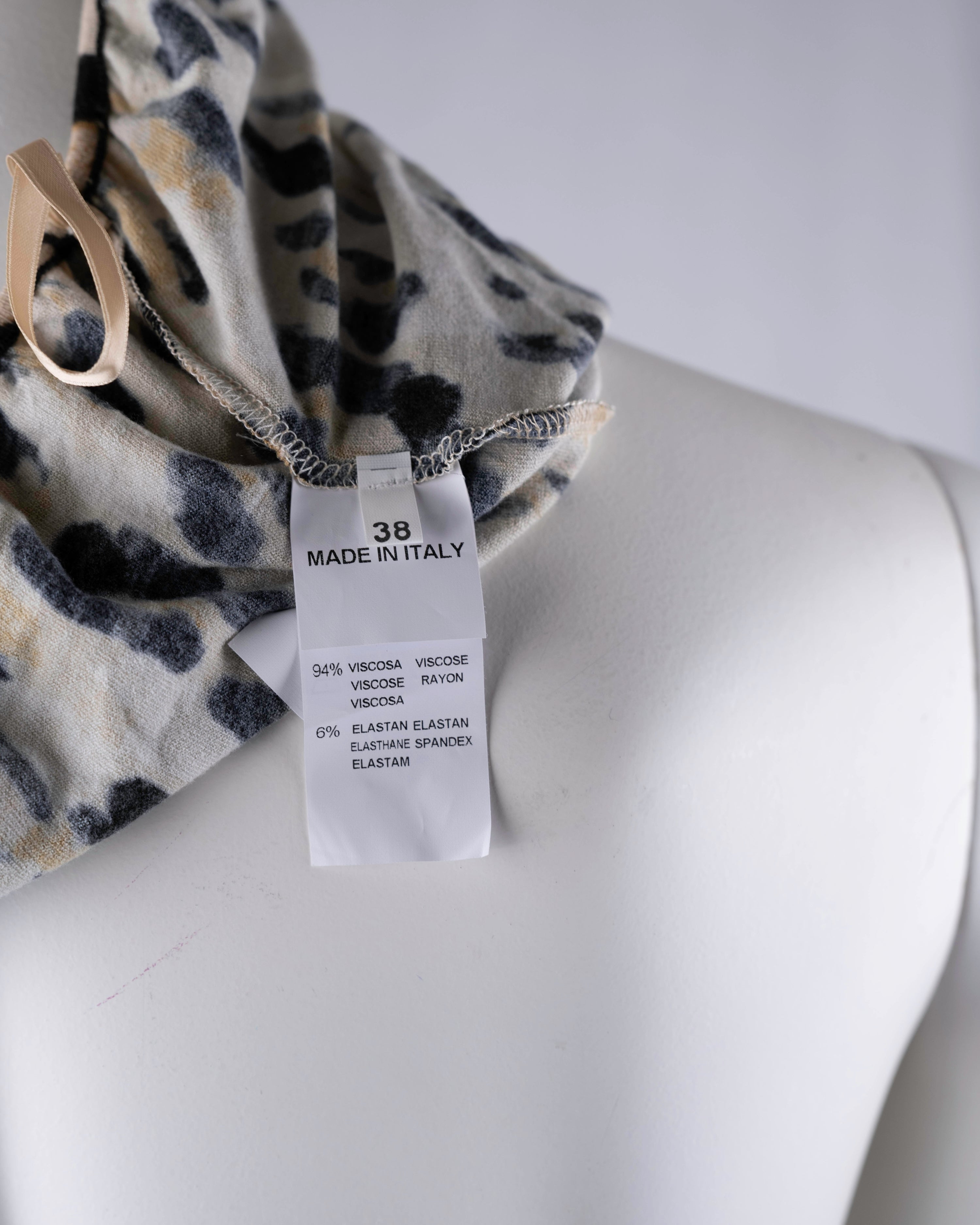 Blugirl Blumarine Leopard Print Bandeau Top