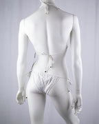Dolce & Gabbana White Bikini Set