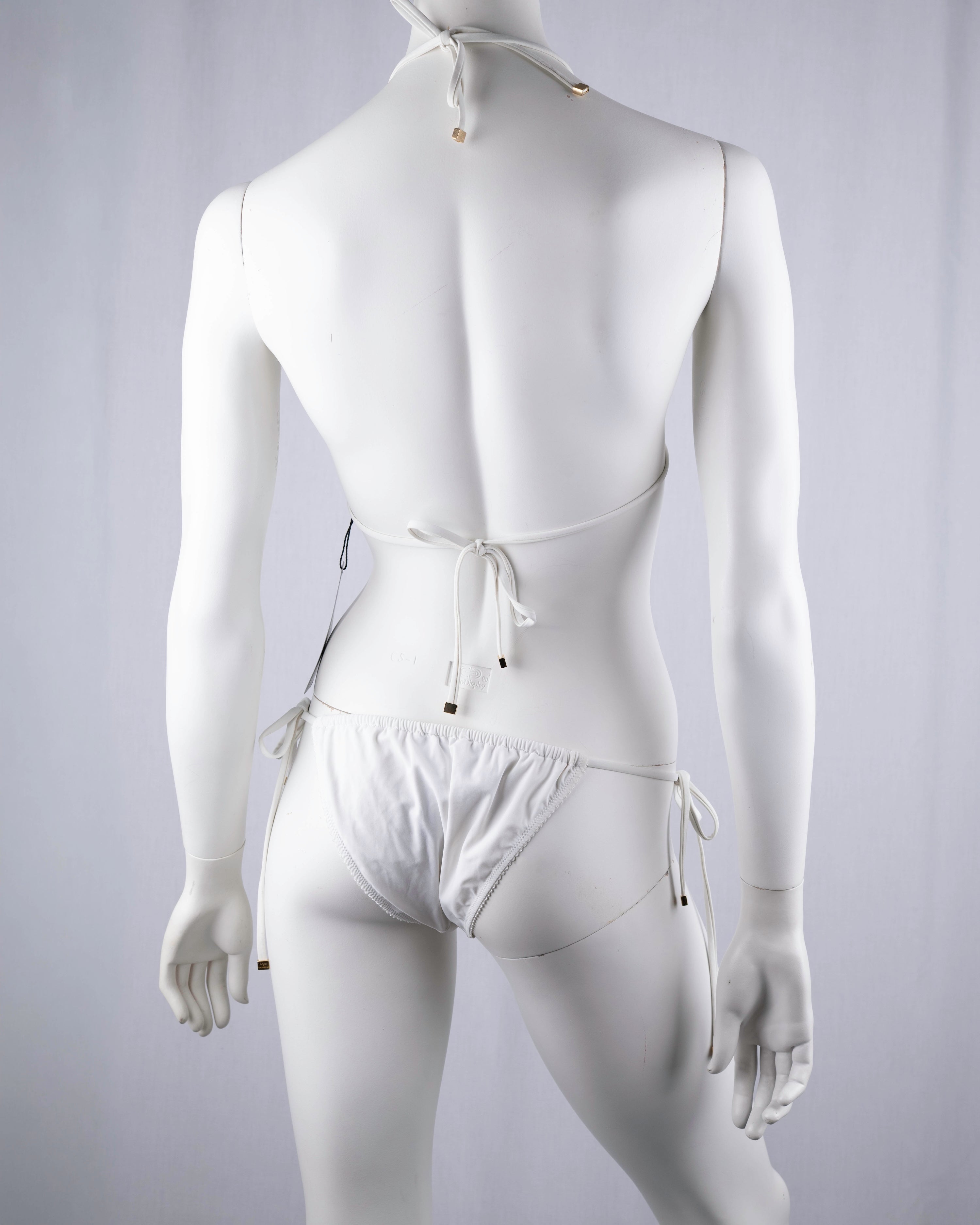 Dolce & Gabbana White Bikini Set