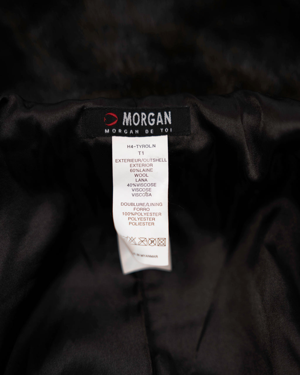 Morgan de Toi Grey Wool Jacket