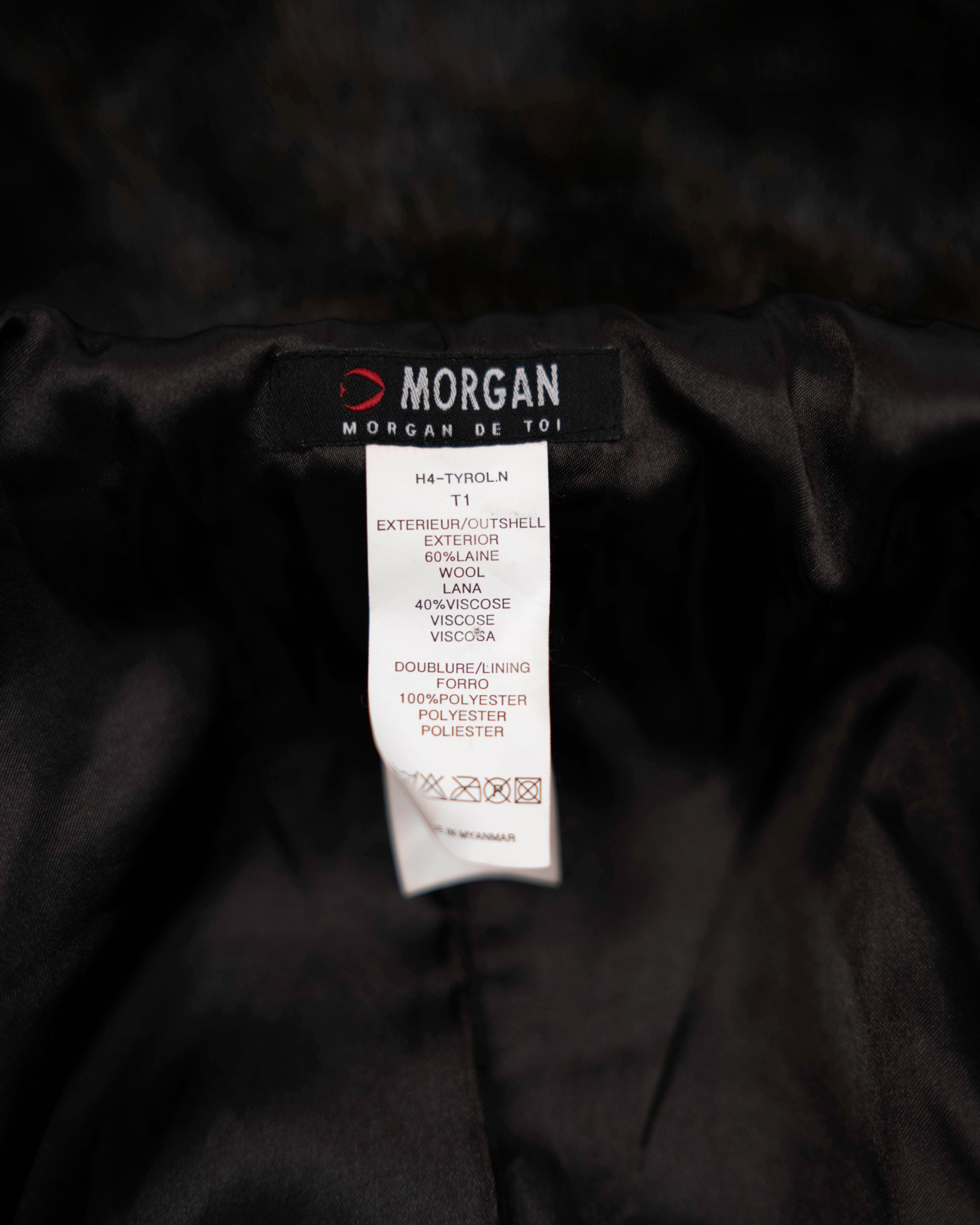 Morgan de Toi Grey Wool Jacket