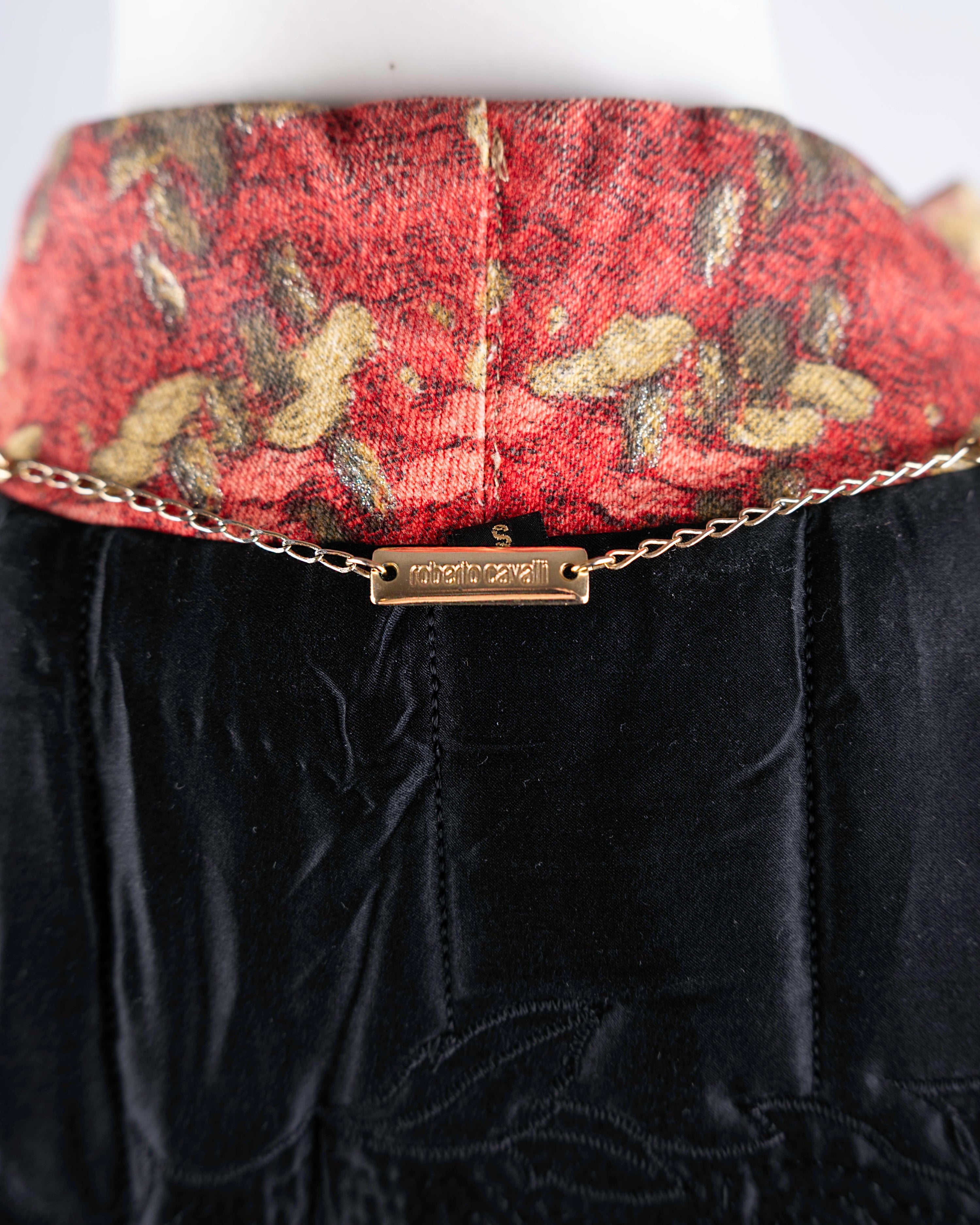 Roberto Cavalli Floral Tapestry Jacket