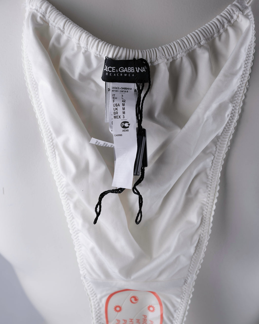 Dolce & Gabbana White Bikini Set