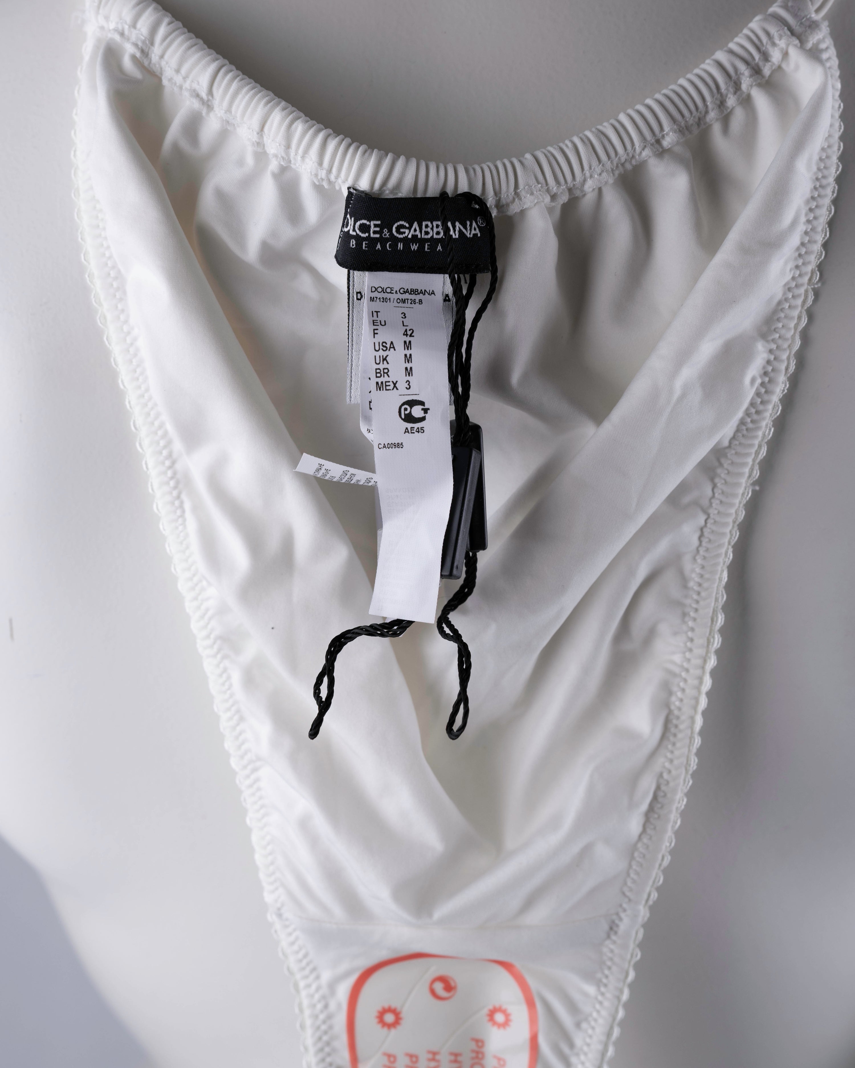 Dolce & Gabbana White Bikini Set