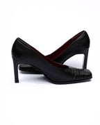 Pierre Chupin Black Leather Pumps