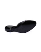 Gucci Tom Ford Era Leather Kitten Heel Mules