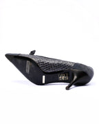 Dolce & Gabbana Suede & Leather Bow Pumps