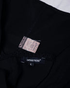 Denny Rose Black Satin Two-Piece Set Top & Bustier