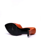 Luciano Padovan Leather Mule Heels