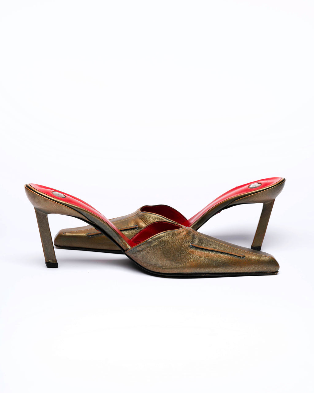 Free Lance Leather Mule Heels