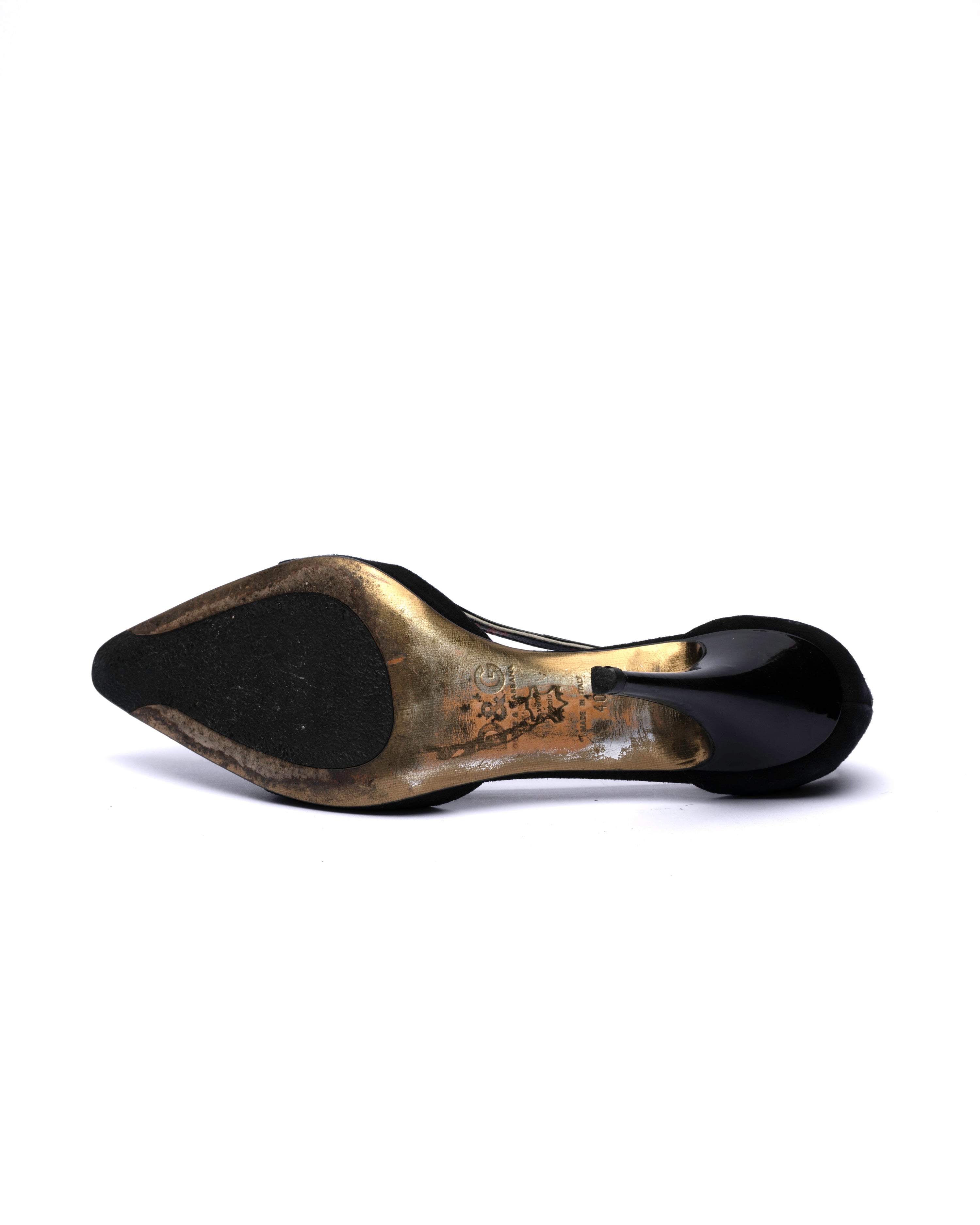 D&G Cherry Slingback Heels